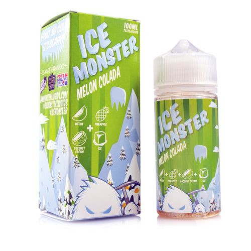 Ice monster жидкость. Ice Monster Melon Colada 100 мл. Жижа Ice Monster. Жидкость Ice Monster Salt Melon Colada 100/3. Ice Monster Melon Colada 30 мл 3 мг.