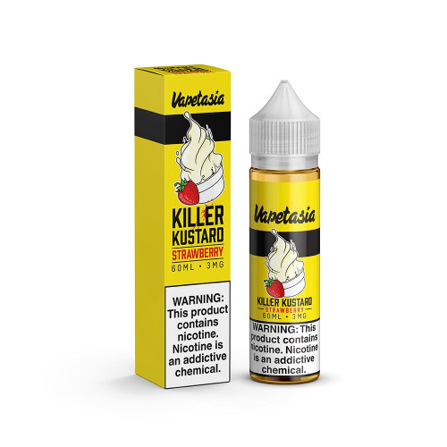 Vapetasia Killer Kustard Strawberry 60ml Monkey Budz